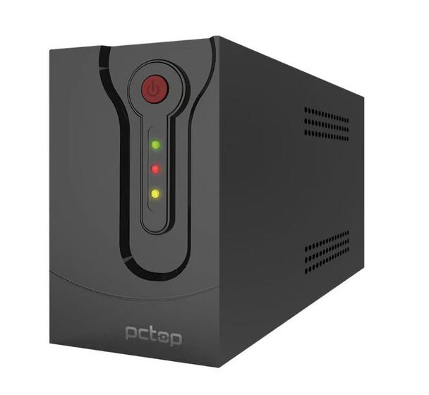 Imagem de Nobreak 650va Pctop Bivolt 3 tomadas Preto