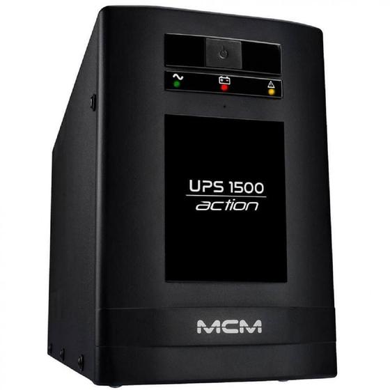 Imagem de Nobreak Mcm Action 3.1 Ups0230 1500 Va Bivolt 6 Tomadas 