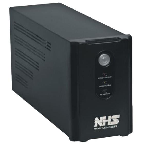 Imagem de Nobreak NHS Mini Senoidal 600VA / 300W ( 1 Bateria Selada 7Ah / Entrada Bivolt / Saída 110V ou 220V)