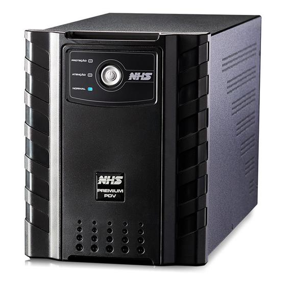 Nobreak NHS PDV S 600VA/300W E.Bivolt / S.120V ou 220V (jumper interno) / Selada 2 x 17Ah - 90.A0.006400 Menor preço em Nobreak NHS PDV S 600VA/300W E.Bivolt / S.120V ou 220V (jumper interno) / Selada 2 x 17Ah - 90.A0.006400
