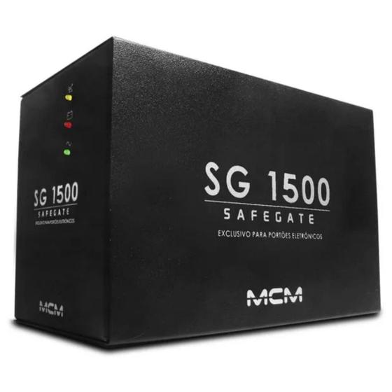 Imagem de Nobreak Safe Gate 1500 VA SG 1500 para Portões Eletrônicos 3/4 MCM