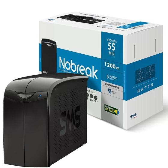 Imagem de Nobreak Sms Linnus 1200Va Ups Pdv Bivolt Com 6 Tomadas-27456
