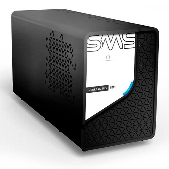 Nobreak SMS TECH Line Interactive Senoidal PWM 600VA Bivolt Menor preço em Nobreak SMS TECH Line Interactive Senoidal PWM 600VA Bivolt