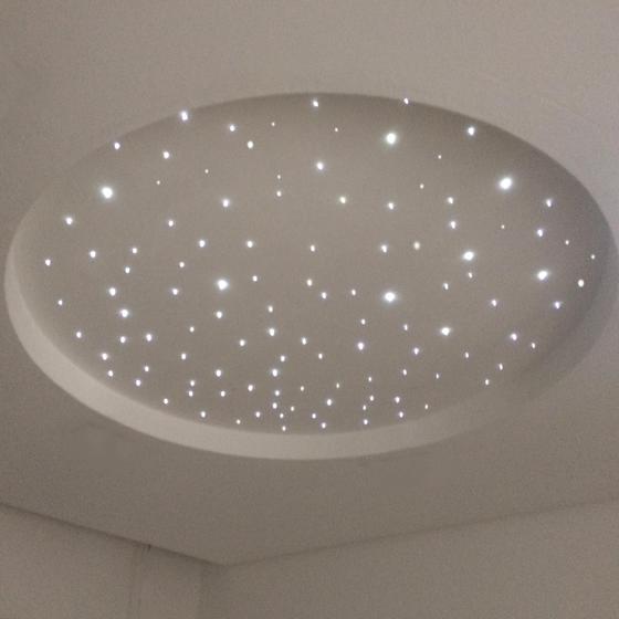 Noite Efeito Estrelado 300 Fibra Otica Teto Branco Misto - Noite Estrelada Inovva Interiores Imagem de Noite Efeito Estrelado 300 Fibra Otica Teto Branco Misto