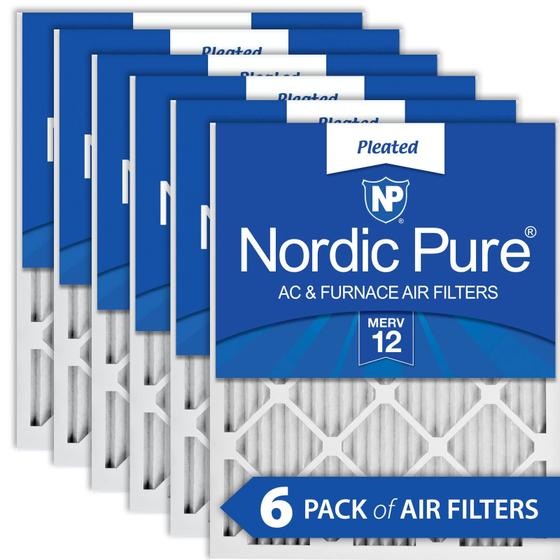 Imagem de Nordic Pure 14x20x1 MERV 12 Filtros de ar plissados do forno AC, pacote de 6