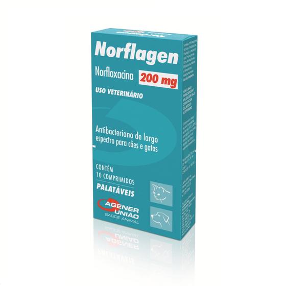 Imagem de Norflagen Agener União 200mg 10 Comprimidos