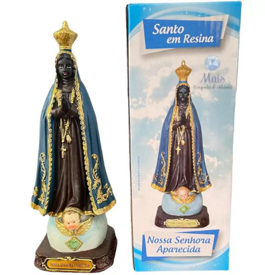 Imagem de Nossa Senhora Aparecida Enfeite Resina IM50012 - Imporiente