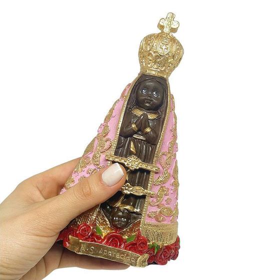 Imagem de Nossa Senhora Aparecida Infantil Lembrança Delicada 20cm