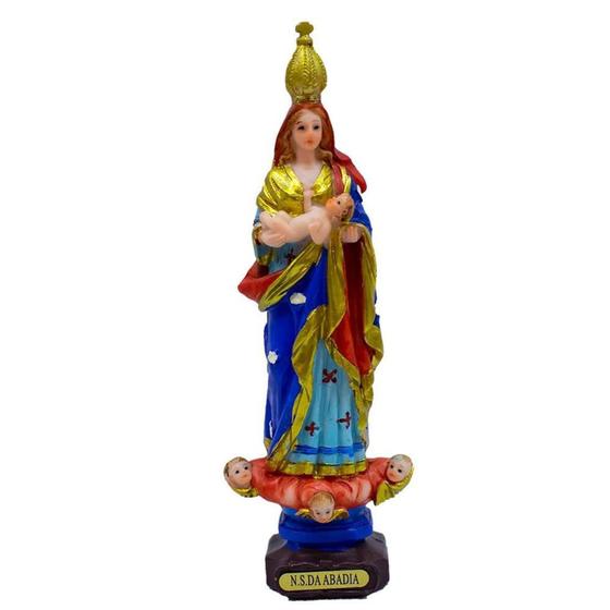 Imagem de Nossa Senhora Da Abadia 15.5cm - Enfeite Resina - Taimes