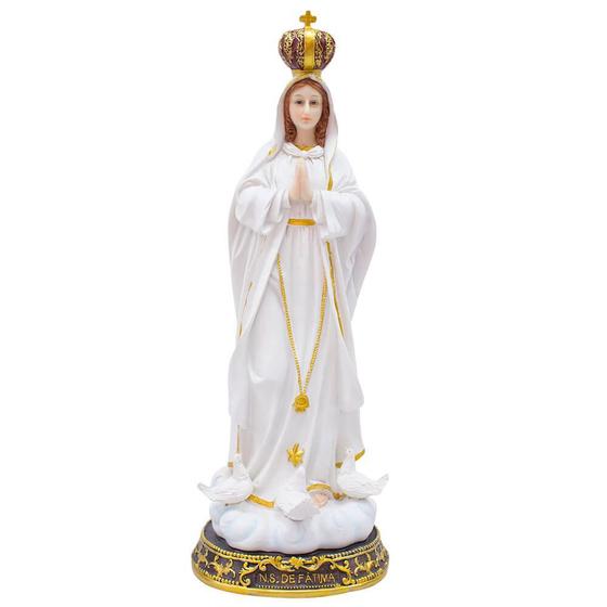 Imagem de Nossa Senhora De Fátima 48cm - Enfeite Resina