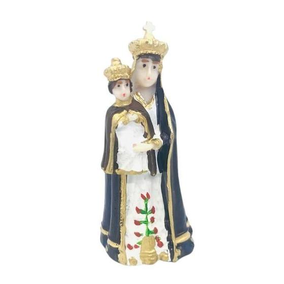 Imagem de Nossa Senhora Do Bom Parto Escultura Em Resina 7 Cm