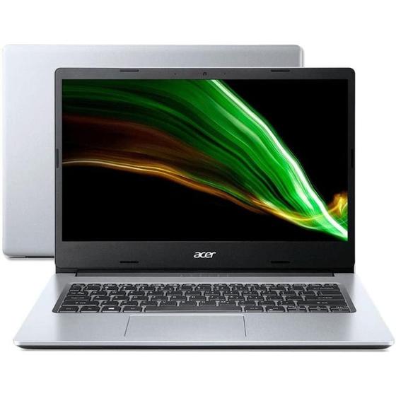 Notebook - Acer A314-35-c4cz Celeron N4500 1.10ghz 4gb 256gb Ssd Intel Hd Graphics Windows 10 Home Aspire A3 14" Polegadas