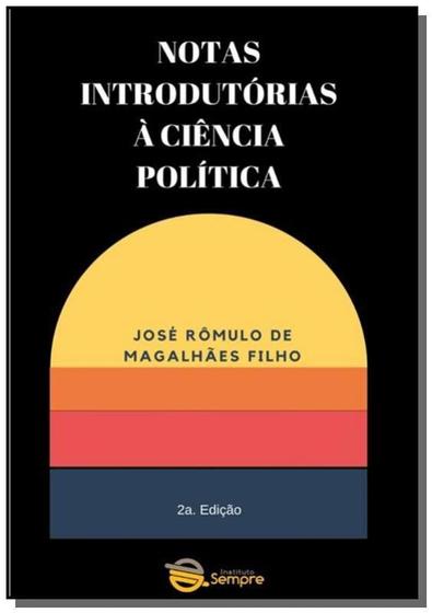 Imagem de Notas introdutorias a ciencia politica - CLUBE DE AUTORES