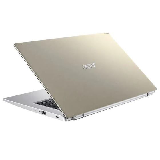 Imagem de Note Acer I3 1115G4 4Gb Ssd 256Gb 14 Fhd Safari Gold 11 A514-54-385S