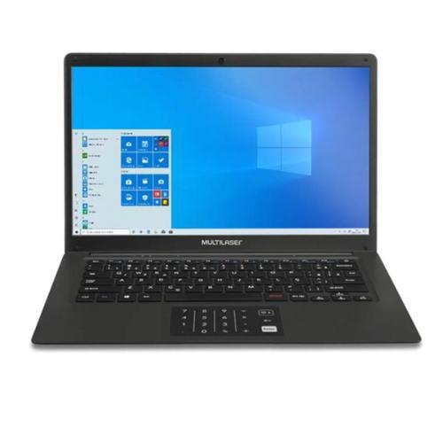 Imagem de Notebook 14" Legacy Pentium, 4Gb, e MMC 64Gb, Windows 10 Home, Preto, PC310  MULTILASER