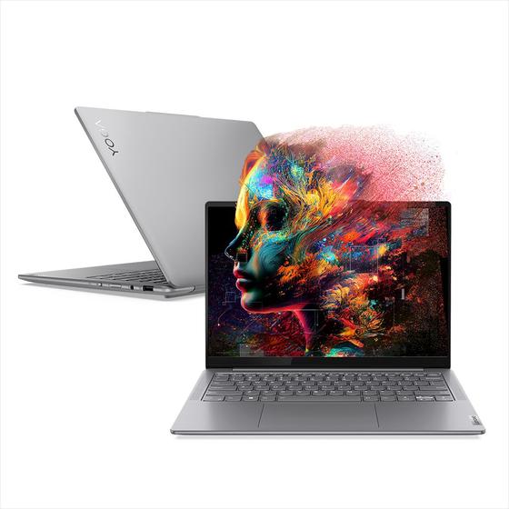 Notebook 14" Yoga Slim 7i, Core Ultra 5, Memória 16GB, SSD de 512GB NVMe, Windows 11, 83GM0003BR. LENOVO LENOVO Menor preço em Notebook 14" Yoga Slim 7i, Core Ultra 5, Memória 16GB, SSD de 512GB NVMe, Windows 11, 83GM0003BR. LENOVO LENOVO