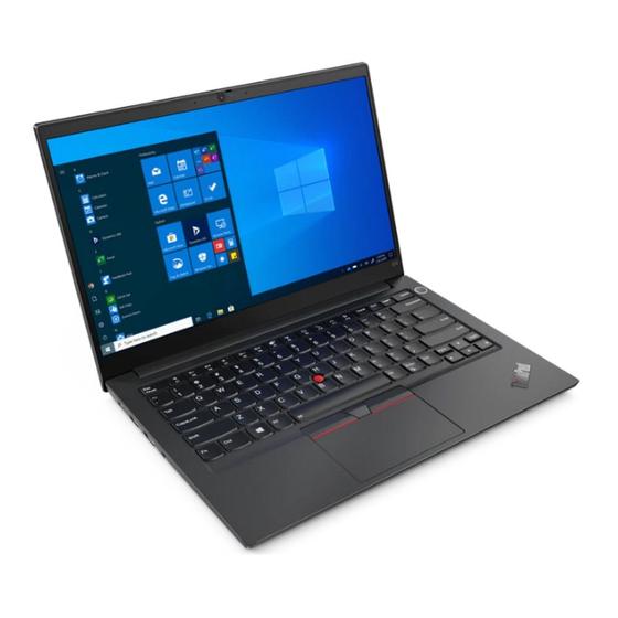 Notebook - Lenovo 20tb000tbo I7-1165g7 2.80ghz 8gb 256gb Ssd Geforce Mx450 Windows 10 Home Thinkpad E14 14" Polegadas