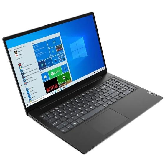 Notebook - Lenovo 82me000sbr I5-1135g7 2.40ghz 8gb 128gb Ssd Intel Iris Xe Graphics Windows 11 Home V15 15,6" Polegadas