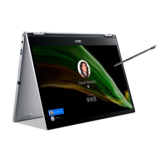 Imagem de Notebook 2 em 1 Acer Spin 3 Touch + Caneta SP313-51N-54V4 Intel Core I5 Windows 10 Home 8GB 512GB SSD 13.5'