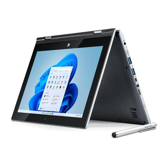 Imagem de Notebook 2 em 1 Positivo DUO C464D Intel Celeron Dual Core Windows 11 Home 11" - Cinza