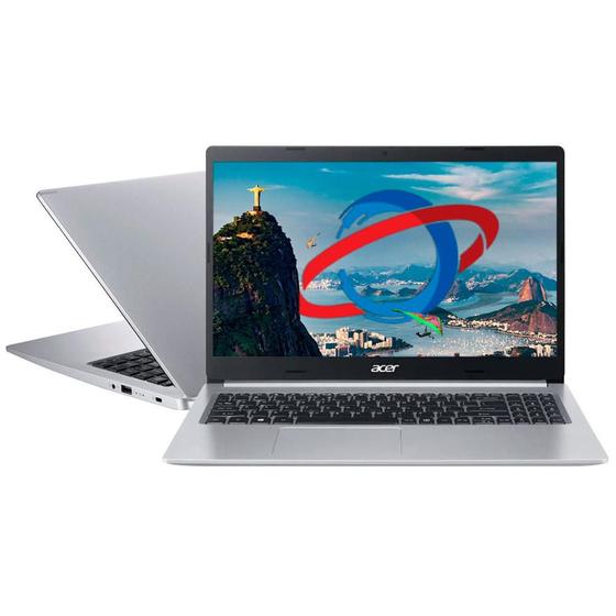 Imagem de Notebook Acer A514-53- Tela 14, Intel i3 1005G1, RAM 8GB, SSD 128GB, Windows 10 Professional
