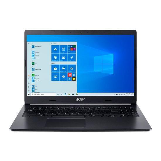 Notebook - Acer A515-54-306l I3-10110u 2.10ghz 4gb 256gb Ssd Intel Hd Graphics Windows 11 Home Aspire 5 15,6" Polegadas