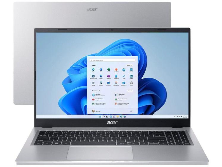Notebook - Acer A315-24p-r611 Amd Ryzen 5 7520u 2.80ghz 8gb 256gb Ssd Amd Radeon Graphics Windows 11 Home Aspire 3 15,6" Polegadas