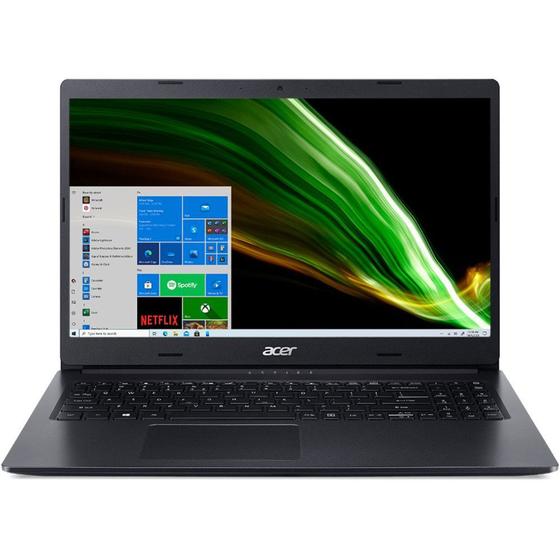 Imagem de Notebook Acer Aspire 3 15.6 HD Ryzen 5 3500U 256GB SSD 8GB Windows 10 Home Preto - A315-23-R6M7 NX.A39AL.009