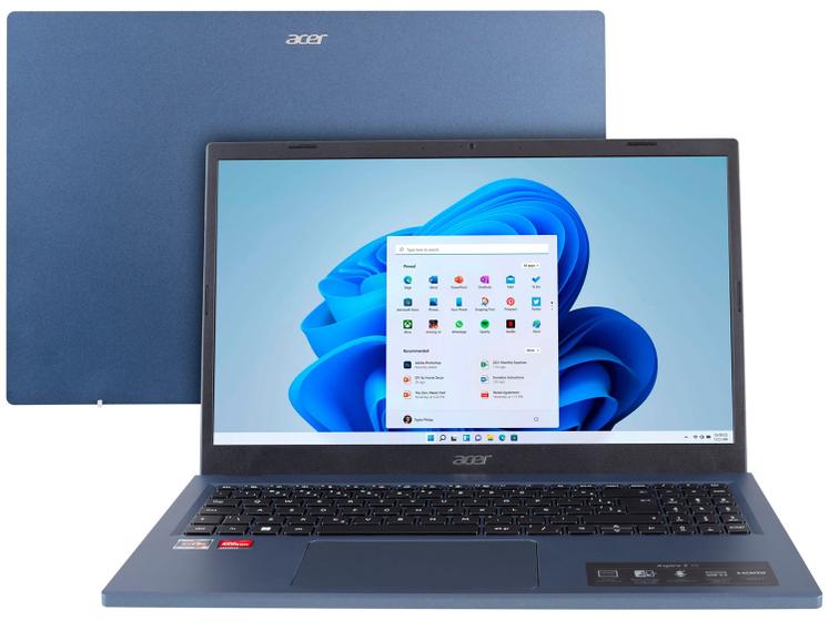 Notebook - Acer A315-24p-r31z Amd Ryzen 5 7520u 2.80ghz 8gb 512gb Ssd Amd Radeon Graphics Windows 11 Home Aspire 3 15,6" Polegadas