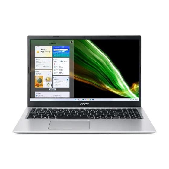 Imagem de Notebook Acer Aspire 3 i3 W11 512Gb de memória 4GB Ram tela 15.6'' A315-58-32UT PURE SILVER