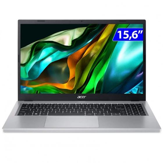 Imagem de Notebook Acer Aspire 3 i3 W11 8GB 256GB SSD 15.6 Polegadas A315-510P-34XC