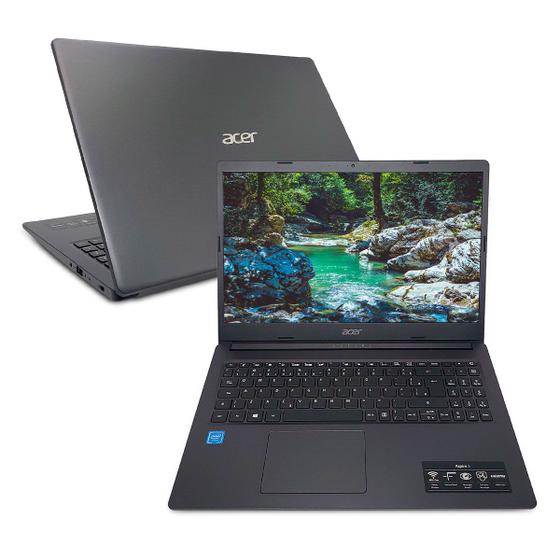 Notebook - Acer A315-34-c9wh Celeron N4020 1.10ghz 4gb 128gb Ssd Intel Hd Graphics Windows 11 Home Aspire 3 15,6" Polegadas