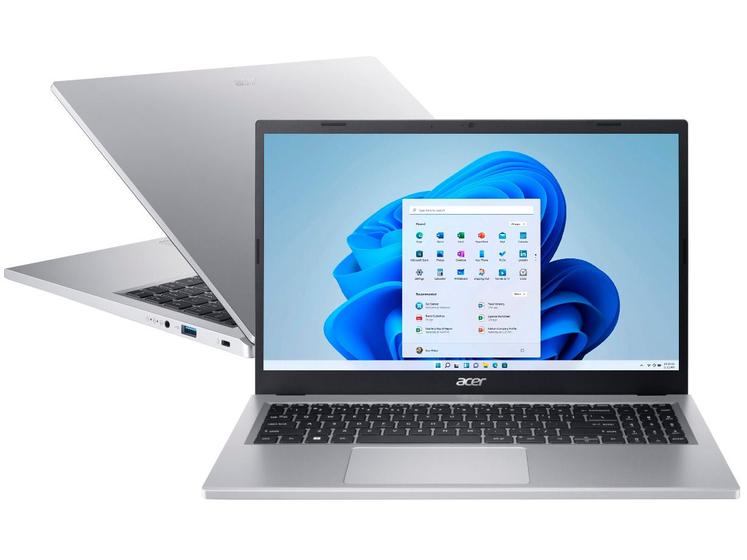Notebook - Acer A315-510p-35d2 I3-n305 1.80ghz 8gb 512gb Ssd Intel Iris Xe Graphics Windows 11 Home Aspire 3 15,6" Polegadas