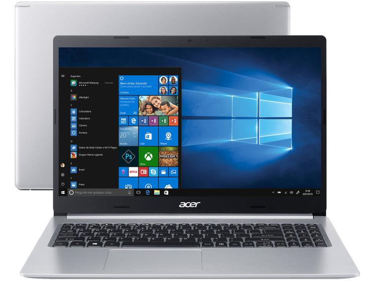 Notebook - Acer A515-54g-79q0 I7-10510u 1.80ghz 8gb 512gb Ssd Geforce Mx250 Windows 10 Home Aspire 15,6" Polegadas