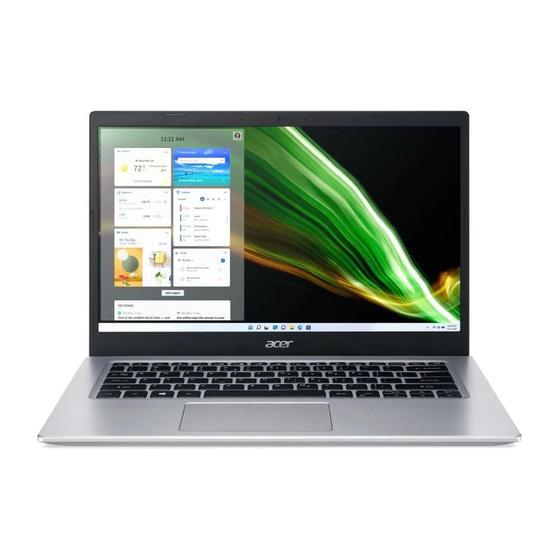 Notebook - Acer A514-54-385s I3-1115g4 1.70ghz 4gb 256gb Ssd Intel Iris Xe Graphics Windows 11 Home Aspire 5 14" Polegadas