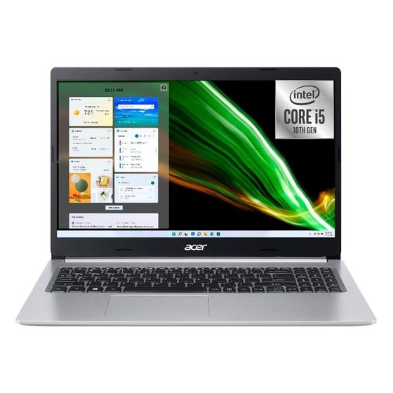 Imagem de Notebook Acer Aspire 5 Intel Core i5 10a Geração 10210U 4.20Ghz 8GB DDR4 512GB SSD NVMe 15.6" Full HD Windows 11 A515-54-58Z4