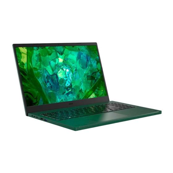 Notebook - Acer Av15-53p-72jt I7-1355u 1.20ghz 16gb 512gb Ssd Intel Iris Xe Graphics Windows 11 Pro Aspire Vero 15,6