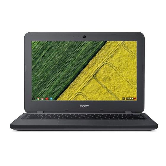 Imagem de Notebook Acer Chromebook N7 11.6 HD Celeron N3060 4GB 32GB eMMC Chrome OS C731T-C2GT