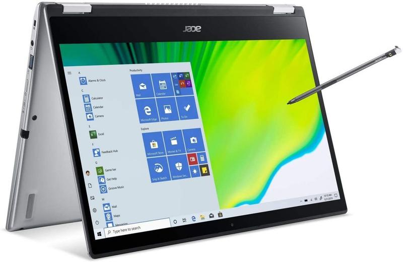 Notebook - Acer Sp314-54n-58q7 I5-1035g1 1.00ghz 8gb 256gb Ssd Intel Hd Graphics Windows 10 Home Spin 3 14" Polegadas