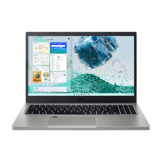 Imagem de Notebook Acer Vero Ecológico AV15-51-577Q Ci5 Windows 11 PRO 16Gb 512GB SSD 15.6” FHD