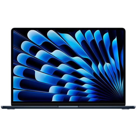 Imagem de Notebook Apple MacBook Air 15" M3 (CPU de 8 núcleos, GPU de 10 núcleos, 16GB RAM, 512GB SSD) - Meia-Noite