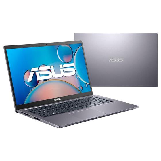 Notebook - Asus X515ja-br2750w I3-1005g1 1.20ghz 4gb 256gb Ssd Intel Hd Graphics Windows 11 Home 15,6" Polegadas