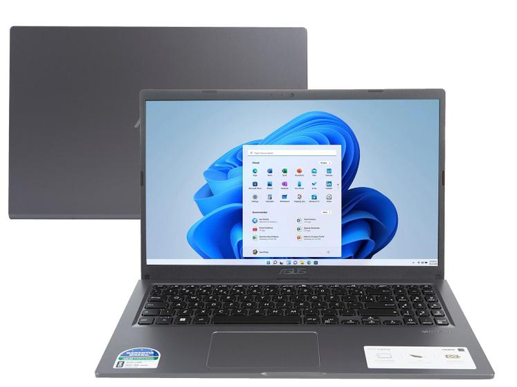 Notebook - Asus X515ja-br2750w I3-1005g1 1.20ghz 4gb 256gb Ssd Intel Hd Graphics Windows 11 Home 15,6