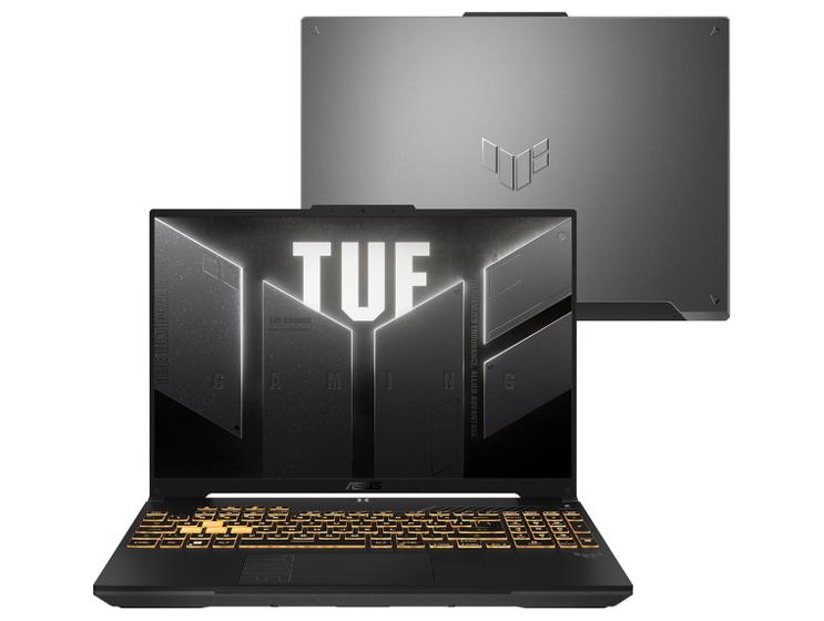Notebook ASUS TUF Gaming F16 FX607VU RTX4050 Intel Core i7 13620H 16Gb Ram 512Gb SSD Windows 11 Tela Nível IPS 16" LED 144Hz Gray - RL007W Imagem de Notebook ASUS TUF Gaming F16 FX607VU RTX4050 Intel Core i7 13620H 16Gb Ram 512Gb SSD Windows 11 Tela Nível IPS 16" LED 144Hz Gray - RL007W