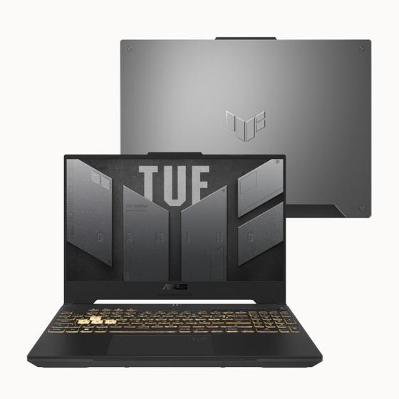 Notebook Asus TUF Gaming i7 12700H 16GB DDR4 512GB SSD RTX 3050 4GB Tela 15.6 144Hz Win 11 Home Cinza Imagem de Notebook Asus TUF Gaming i7 12700H 16GB DDR4 512GB SSD RTX 3050 4GB Tela 15.6 144Hz Win 11 Home Cinza
