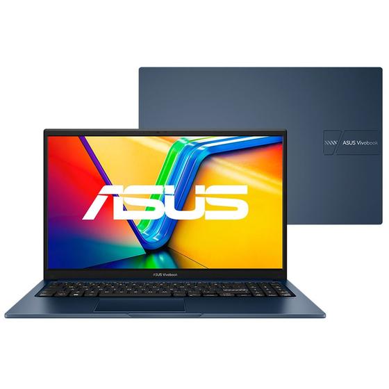 Imagem de Notebook ASUS VivoBook 15, Intel Core i5 13ªGer, 8GB, 512GB SSD, W11 Home, 15.6'' FHD, Quiet Blue - X1504VA-NJ1743W