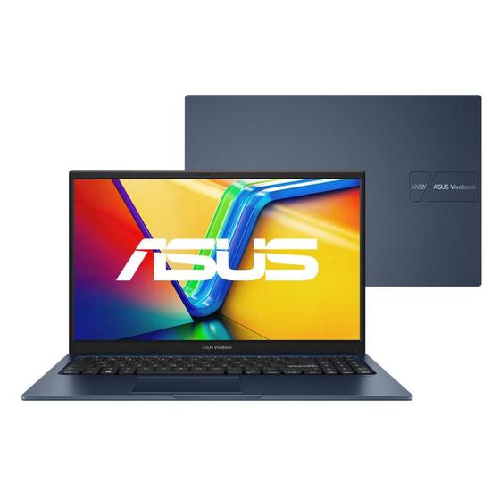Notebook - Asus X1504za-nj931 I5-1235u 1.30ghz 16gb 512gb Ssd Intel Iris Xe Graphics Linux Vivobook 15,6" Polegadas
