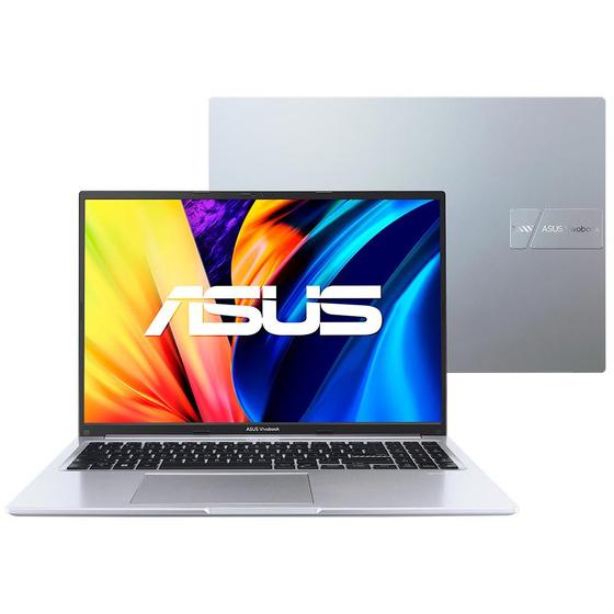Imagem de Notebook Asus Vivobook 16, Intel Core i7 1255U, 16GB, 256GB SSD, Tela de 16", Transparent Silver - X1605ZA-MB312W
