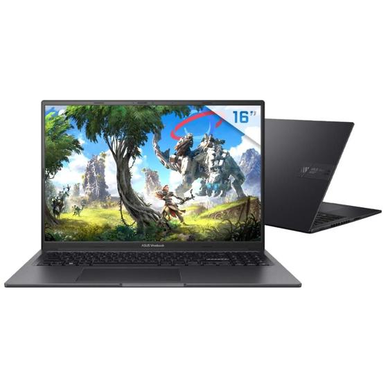 Notebook Asus Vivobook 16X - i5 12500H, RAM 12GB, SSD 512GB, RTX 2050, Tela 16 120Hz, Windows 11 Menor preço em Notebook Asus Vivobook 16X - i5 12500H, RAM 12GB, SSD 512GB, RTX 2050, Tela 16 120Hz, Windows 11