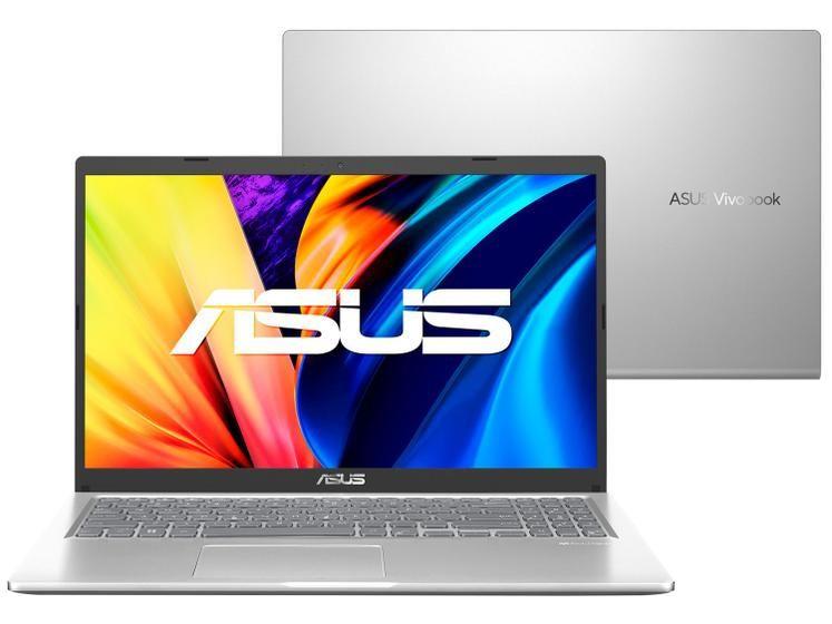 Imagem de Notebook Asus Vivobook Core I5 8gb 256 ssd Linux 15,6 Prata Cor Prateado